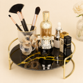 Premium Round Shape Cosmetics Organizer Tray