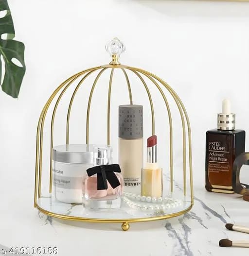 Single Cage Cosmetics Makeup Organizer hafsa decor