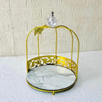 1-Layer Butterfly Single Cage Organizer – Elegant Cosmetic & Vanity Storage Rack