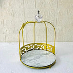 1-Layer Butterfly Single Cage Organizer – Elegant Cosmetic & Vanity Storage Rack