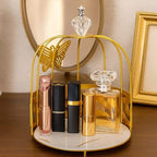 1-Layer Butterfly Single Cage Organizer – Elegant Cosmetic & Vanity Storage Rack