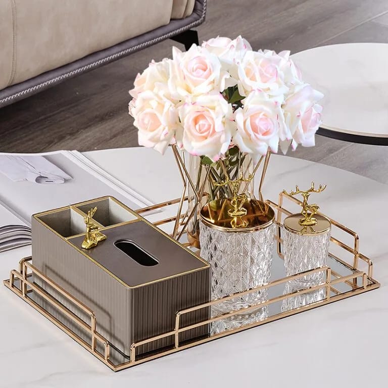Premium Quality Vanity Display Tray – Elegant Organizer for Cosmetics & Accessories