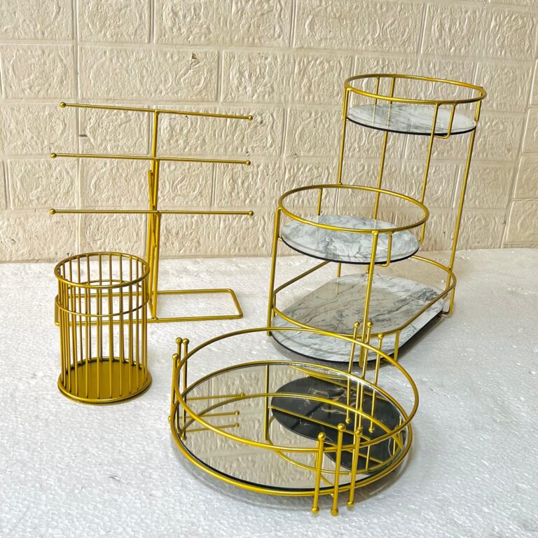 Hafsa Decor Deal No. 3 – Trendy 4 Articles Home & Vanity Organizer Set