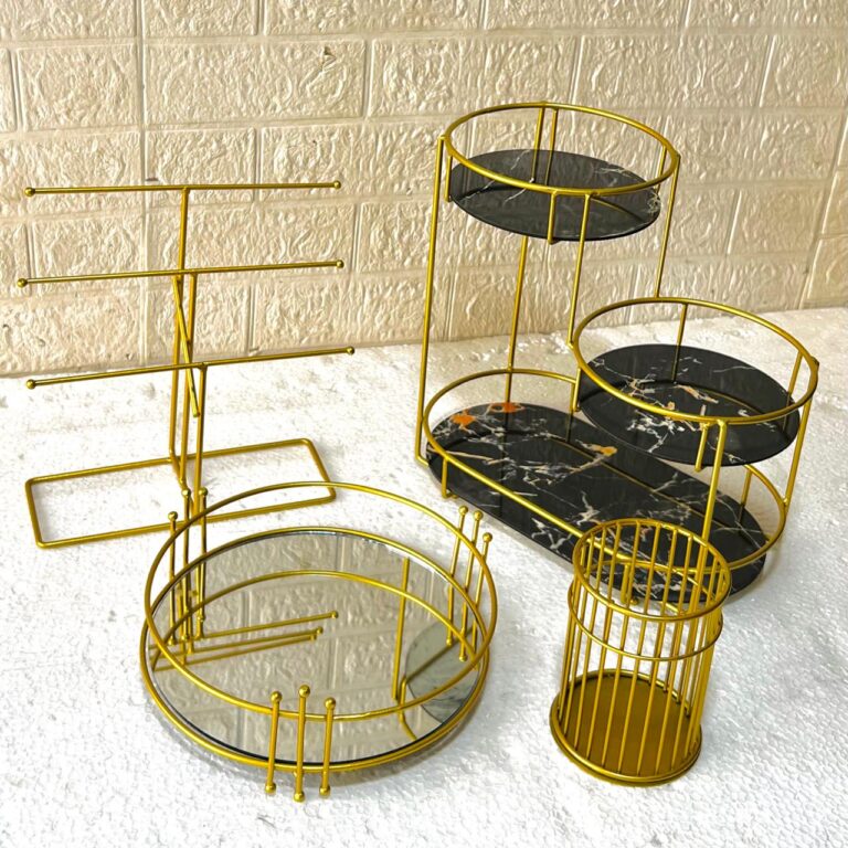 Hafsa Decor Deal No. 3 – Trendy 4 Articles Home & Vanity Organizer Set