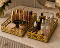 Set of 2 Luxury Decorative Trays – Elegant Serving & Home Décor Accent