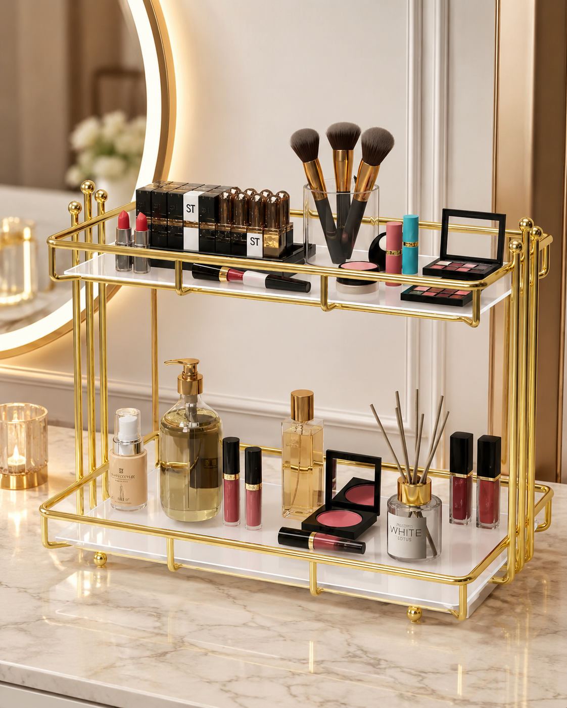 Luxury makeup orgainzer, Bathroom & Dressing Table Organizer