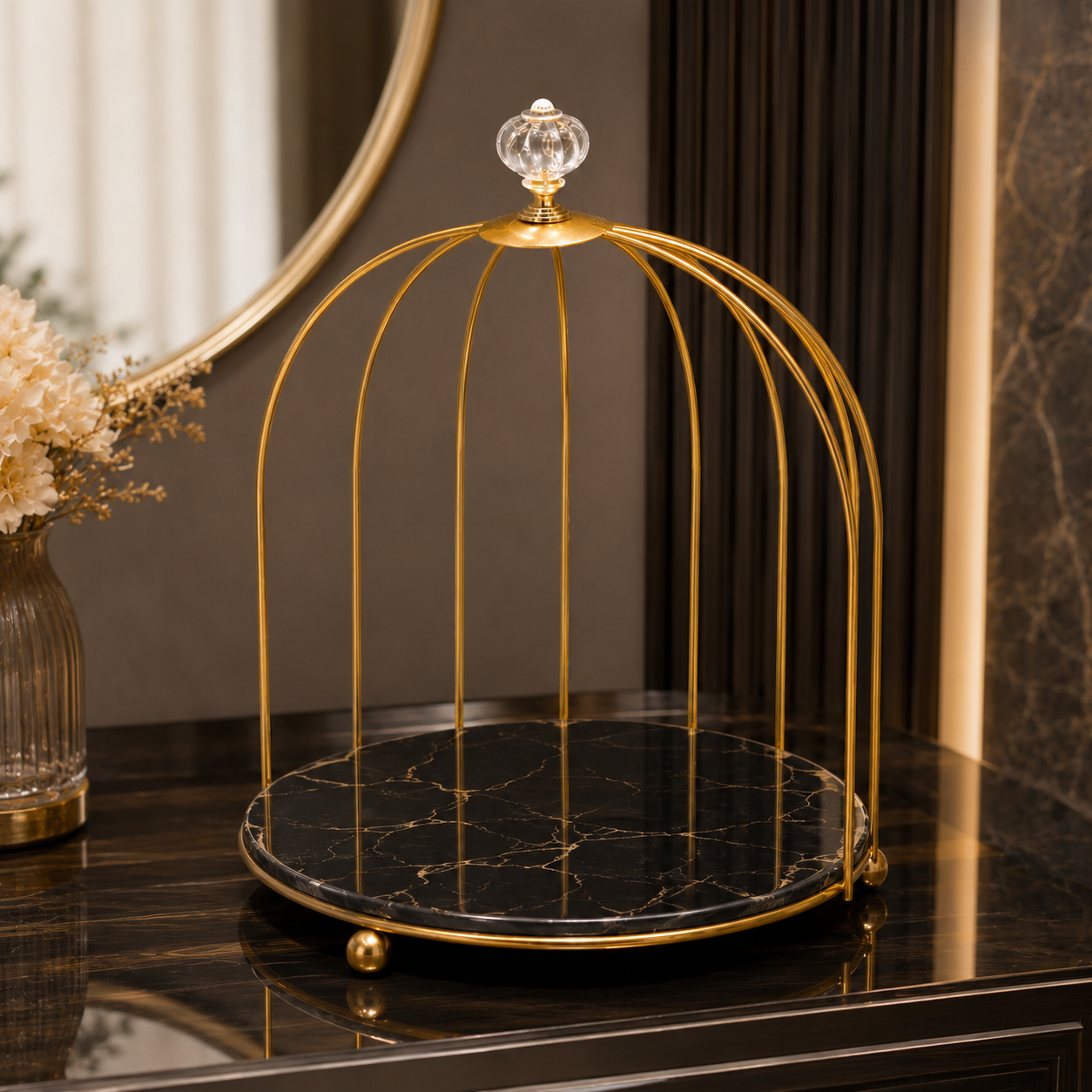 Single Cage Cosmetics Makeup Organizer