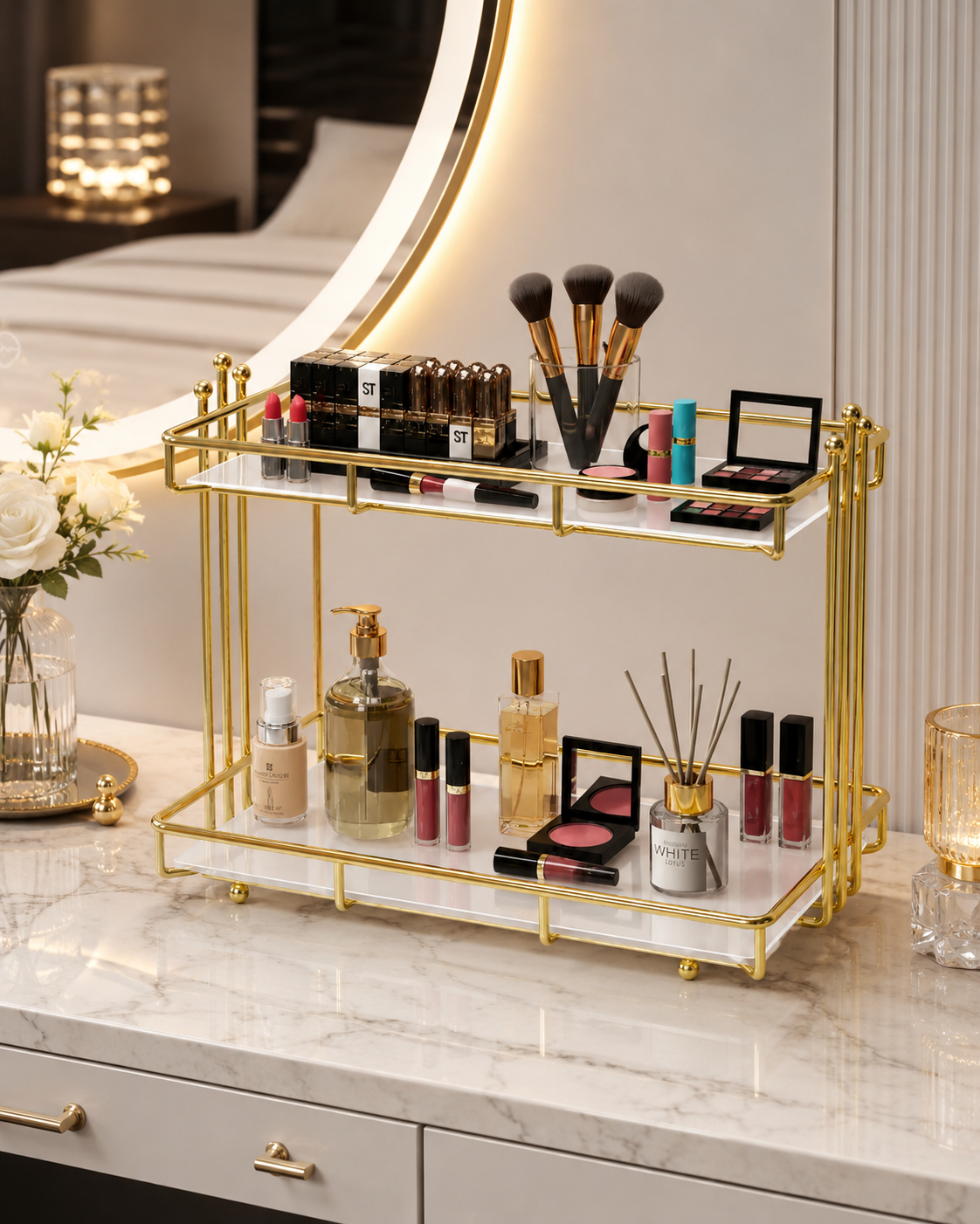 Luxury makeup orgainzer, Bathroom & Dressing Table Organizer