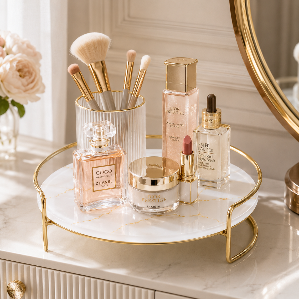 Makeup Organizer Tray for Cosmetics