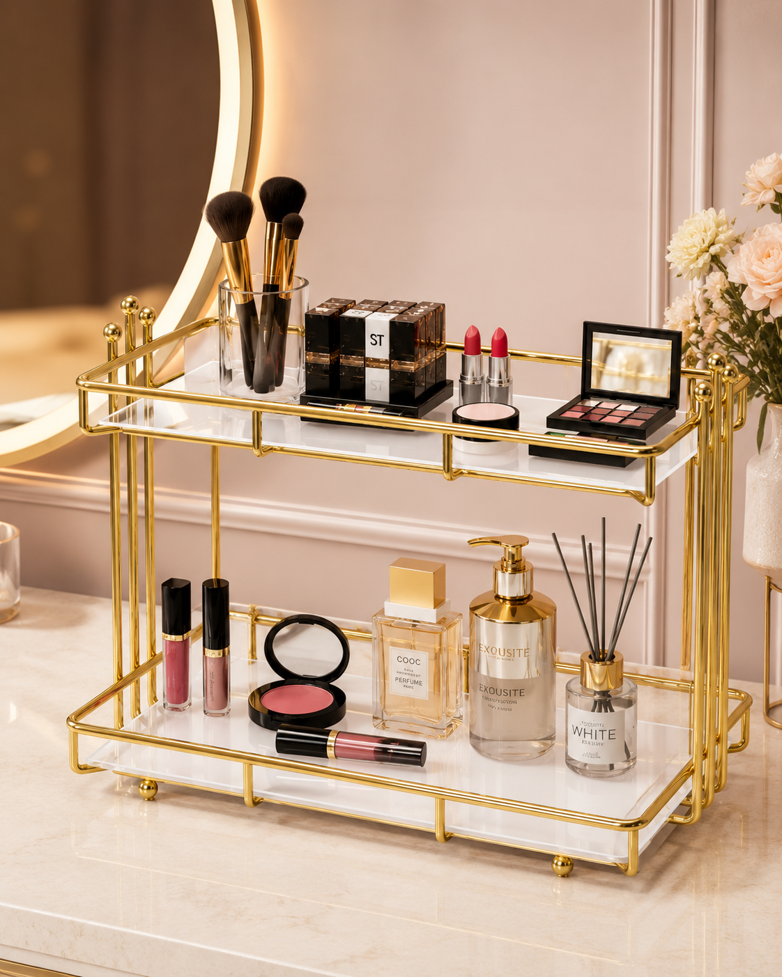 Luxury makeup orgainzer, Bathroom & Dressing Table Organizer